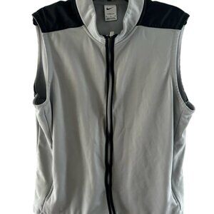 A1 Nike Therma-FIT Victory Full Zip Golf Vest Grey Men’s XL Fast Shipping